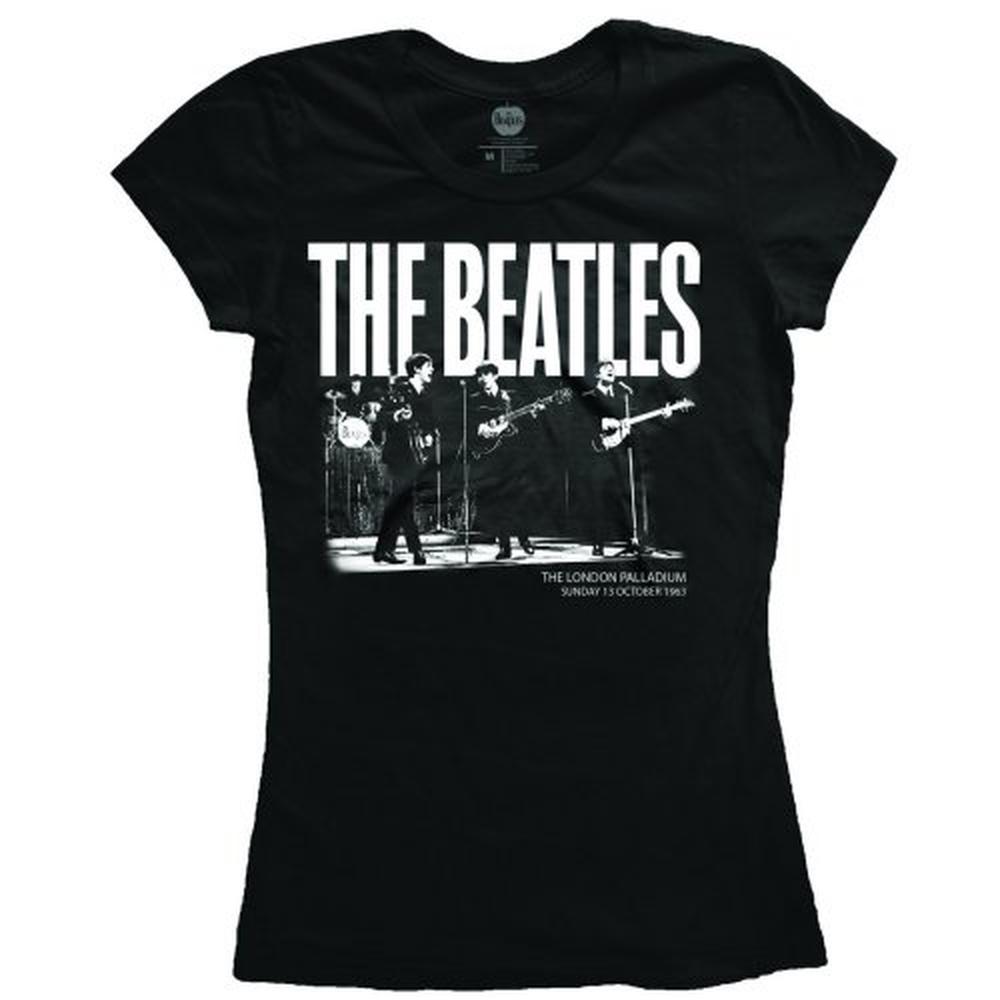 The Beatles - 1963 The Palladium Ladies T-shirt - Black